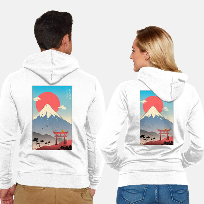 Ikigai In Mt. Fuji-unisex zip-up sweatshirt-vp021