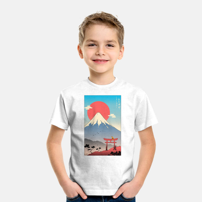 Ikigai In Mt. Fuji-youth basic tee-vp021
