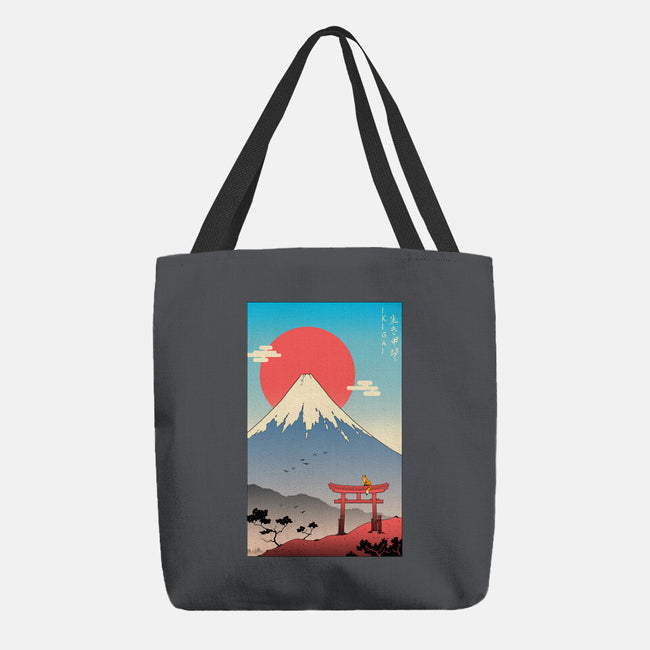 Ikigai In Mt. Fuji-none basic tote-vp021