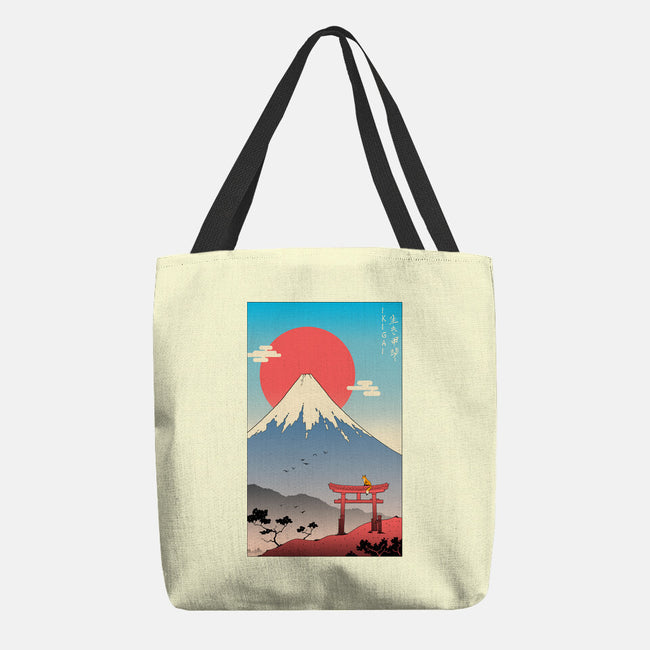 Ikigai In Mt. Fuji-none basic tote-vp021