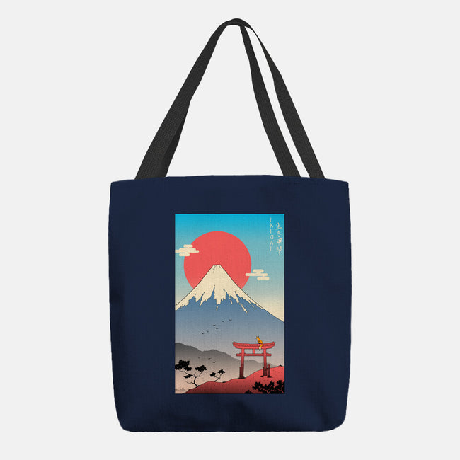 Ikigai In Mt. Fuji-none basic tote-vp021