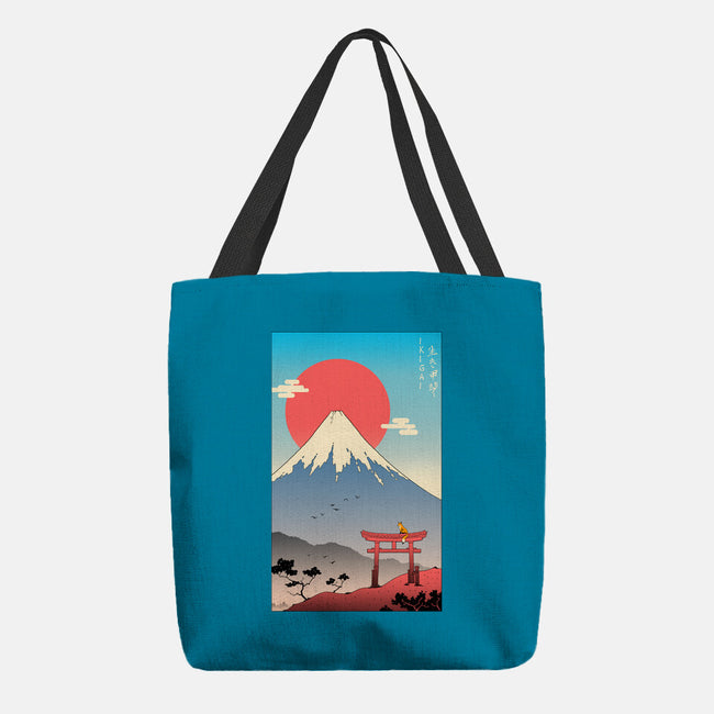 Ikigai In Mt. Fuji-none basic tote-vp021