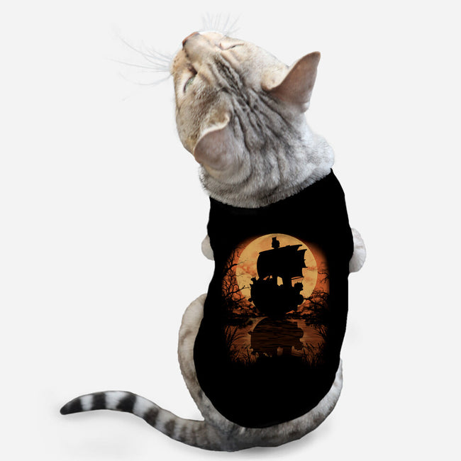 Moonlit Shore-cat basic pet tank-fanfabio