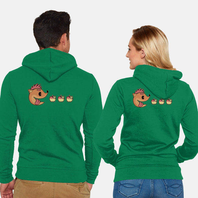 Pac Bandicoot-unisex zip-up sweatshirt-xMorfina