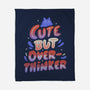 Cute But Overthinker-none fleece blanket-tobefonseca