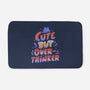 Cute But Overthinker-none memory foam bath mat-tobefonseca