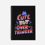 Cute But Overthinker-none dot grid notebook-tobefonseca