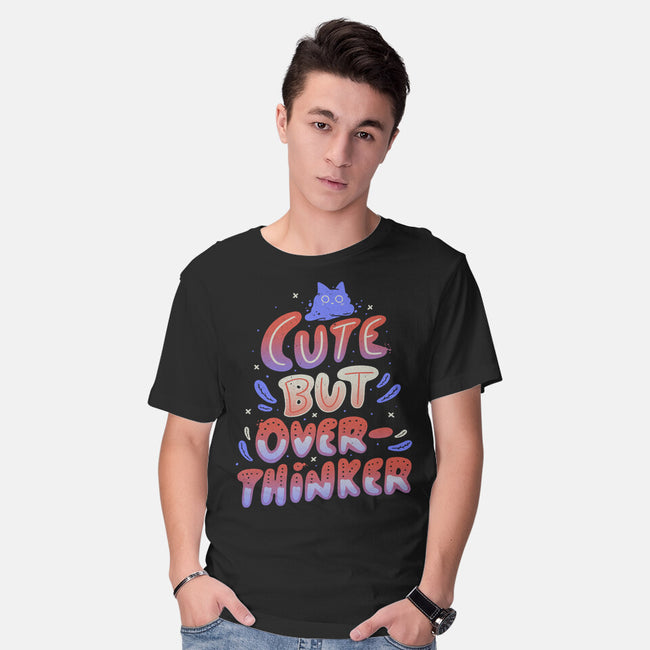 Cute But Overthinker-mens basic tee-tobefonseca