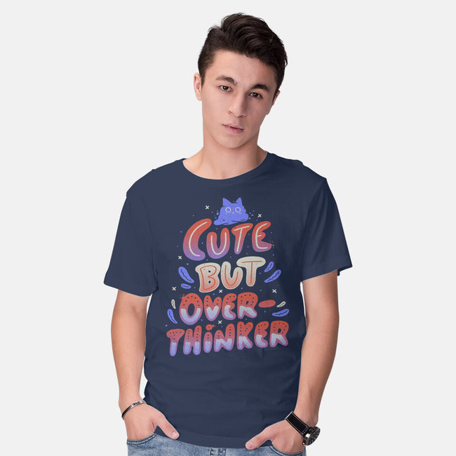 Cute But Overthinker-mens basic tee-tobefonseca