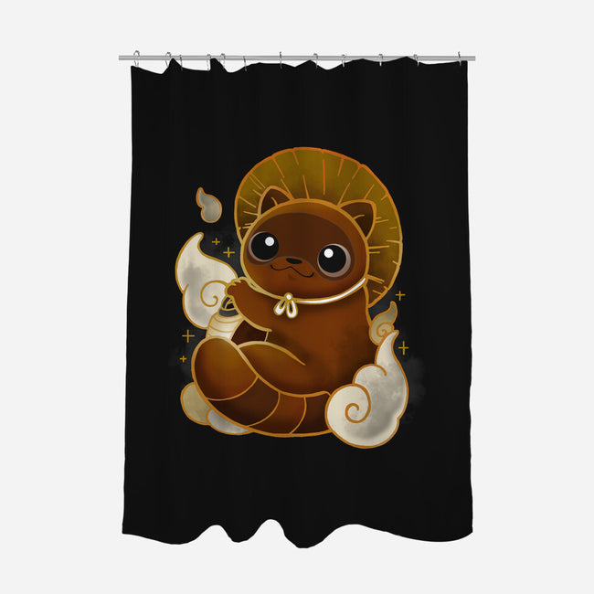 Tanuki-none polyester shower curtain-Vallina84