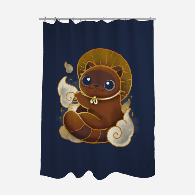 Tanuki-none polyester shower curtain-Vallina84