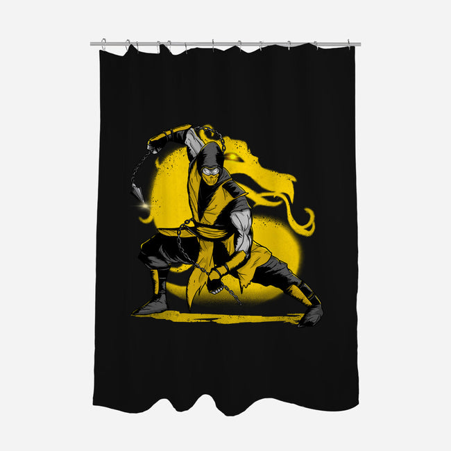 Legend Of Ninja-none polyester shower curtain-summerdsgn