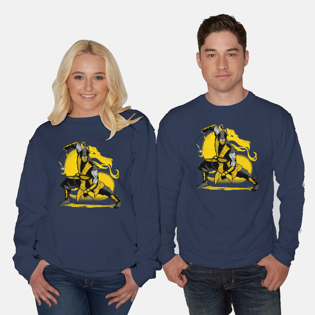 Legend Of Ninja-unisex crew neck sweatshirt-summerdsgn