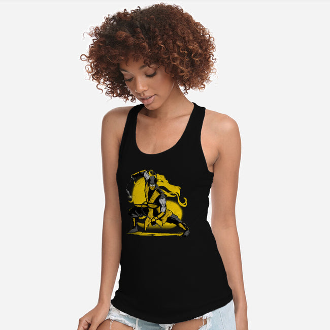 Legend Of Ninja-womens racerback tank-summerdsgn