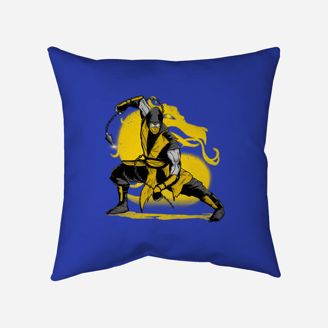Legend Of Ninja-none removable cover w insert throw pillow-summerdsgn