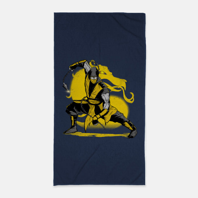 Legend Of Ninja-none beach towel-summerdsgn