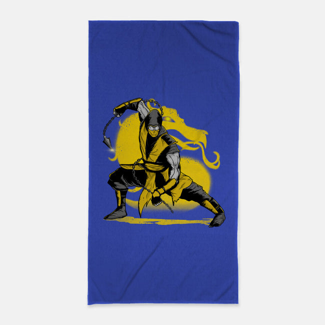 Legend Of Ninja-none beach towel-summerdsgn