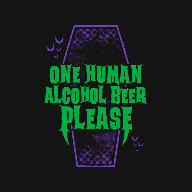 One Human Beer-womens off shoulder sweatshirt-Nemons