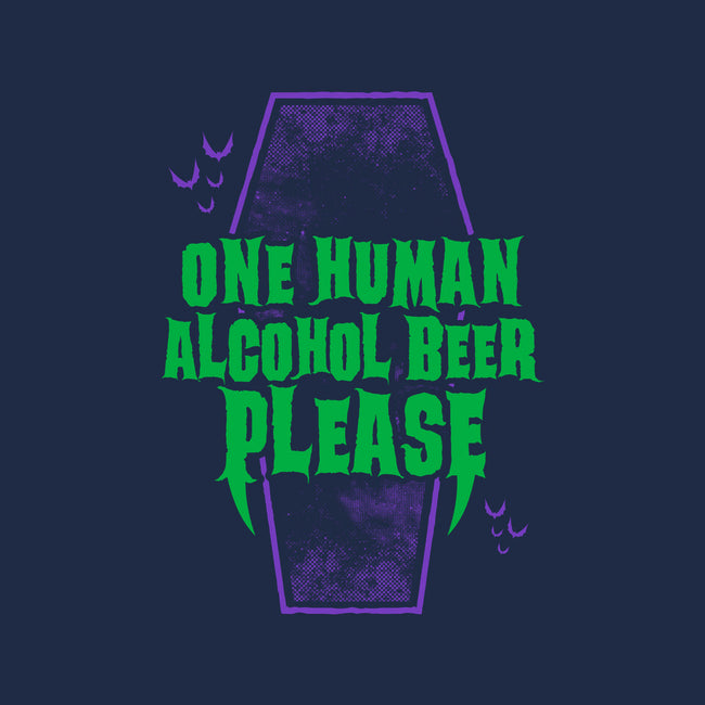 One Human Beer-none zippered laptop sleeve-Nemons