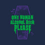 One Human Beer-womens racerback tank-Nemons