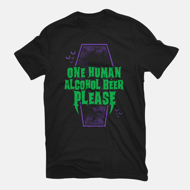 One Human Beer-womens basic tee-Nemons