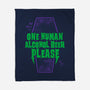 One Human Beer-none fleece blanket-Nemons