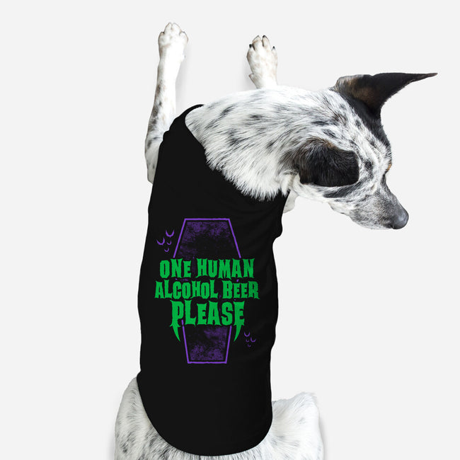 One Human Beer-dog basic pet tank-Nemons