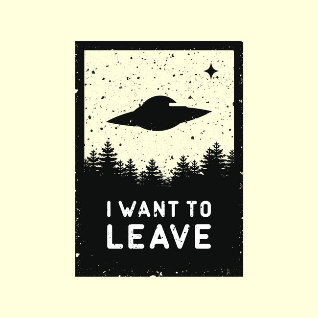 I Want To Leave-none beach towel-BadBox