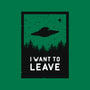 I Want To Leave-none zippered laptop sleeve-BadBox