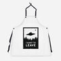 I Want To Leave-unisex kitchen apron-BadBox