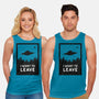 I Want To Leave-unisex basic tank-BadBox