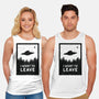 I Want To Leave-unisex basic tank-BadBox