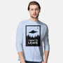 I Want To Leave-mens long sleeved tee-BadBox