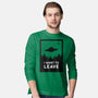 I Want To Leave-mens long sleeved tee-BadBox