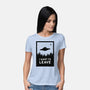 I Want To Leave-womens basic tee-BadBox