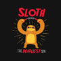 The Deadliest Sin-womens v-neck tee-DinoMike