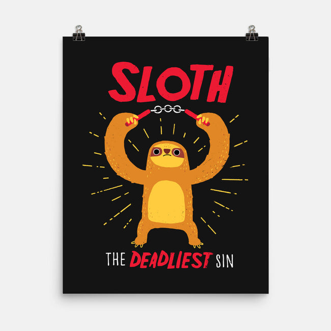 The Deadliest Sin-none matte poster-DinoMike
