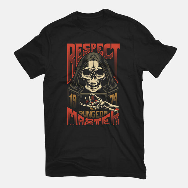 Respect The Dungeon Master-womens fitted tee-Azafran