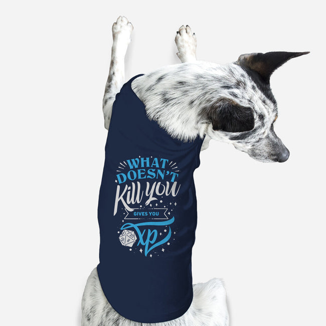 What Doesn't Kill You-dog basic pet tank-ShirtGoblin