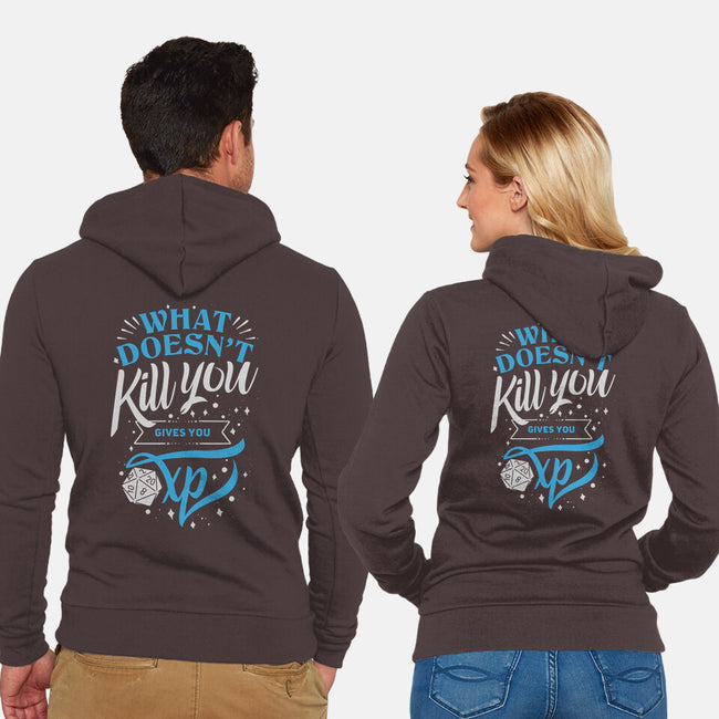 What Doesn't Kill You-unisex zip-up sweatshirt-ShirtGoblin