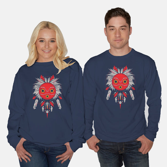 Warrior Princess-unisex crew neck sweatshirt-BadBox