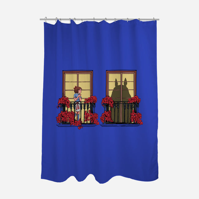 My Spirit Neighbor-none polyester shower curtain-zascanauta