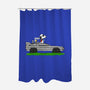 Going Back In Time-none polyester shower curtain-SubBass49