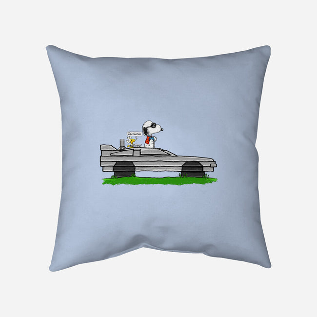 Going Back In Time-none removable cover w insert throw pillow-SubBass49