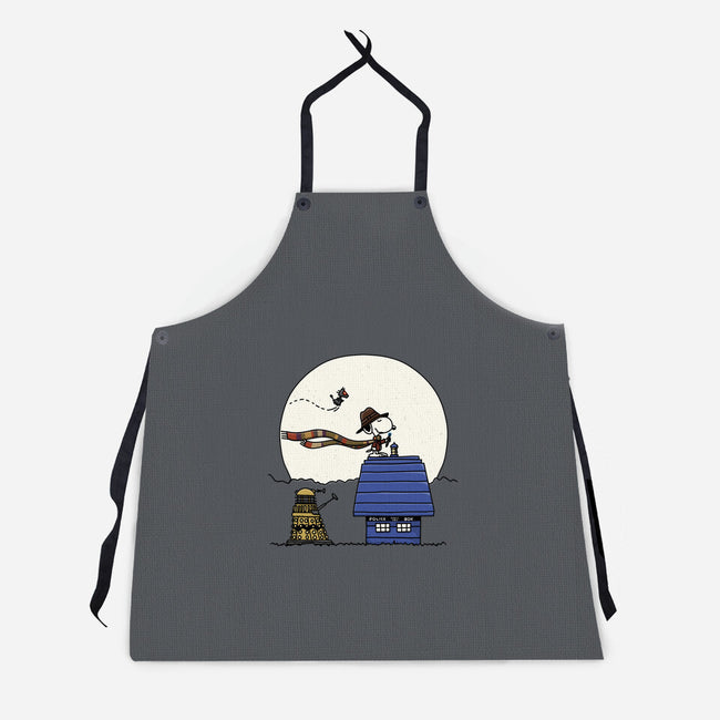 Doctor Snoop-unisex kitchen apron-zachterrelldraws