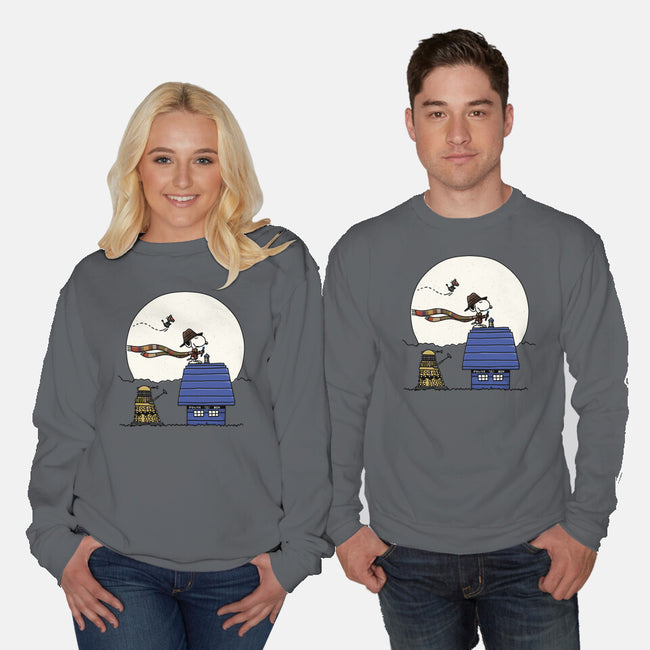Doctor Snoop-unisex crew neck sweatshirt-zachterrelldraws