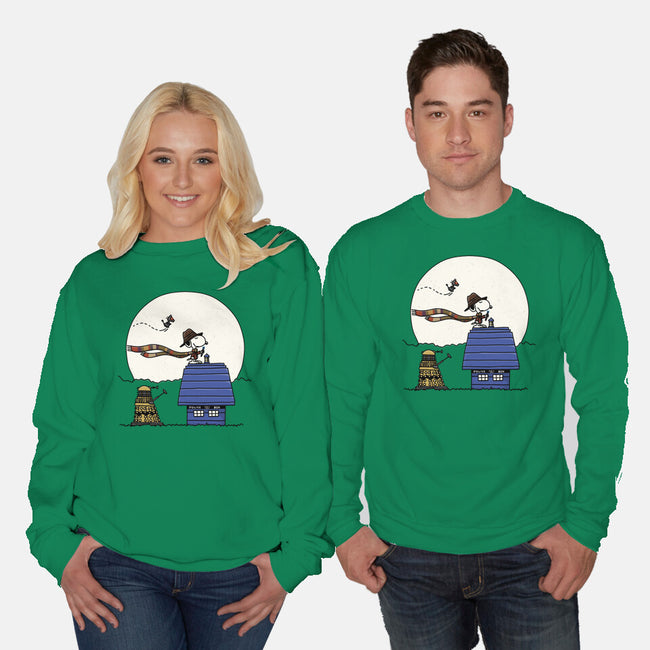 Doctor Snoop-unisex crew neck sweatshirt-zachterrelldraws
