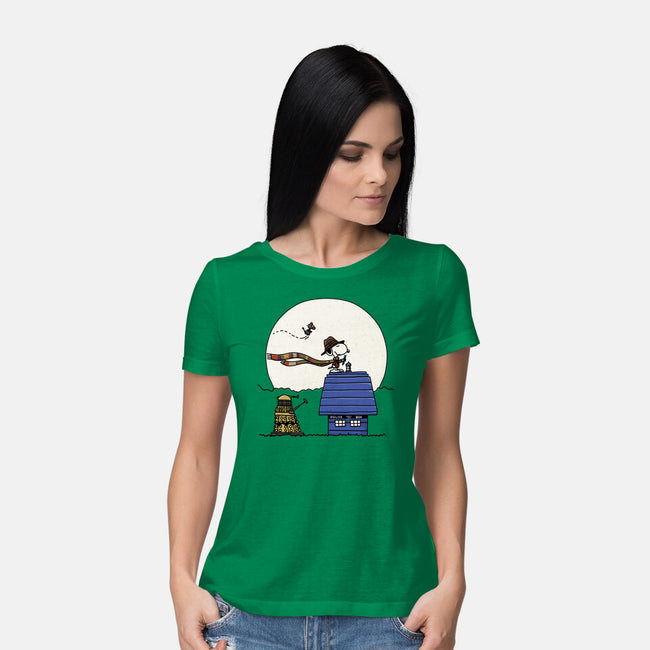Doctor Snoop-womens basic tee-zachterrelldraws