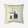 Doctor Snoop-none non-removable cover w insert throw pillow-zachterrelldraws