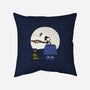 Doctor Snoop-none removable cover throw pillow-zachterrelldraws